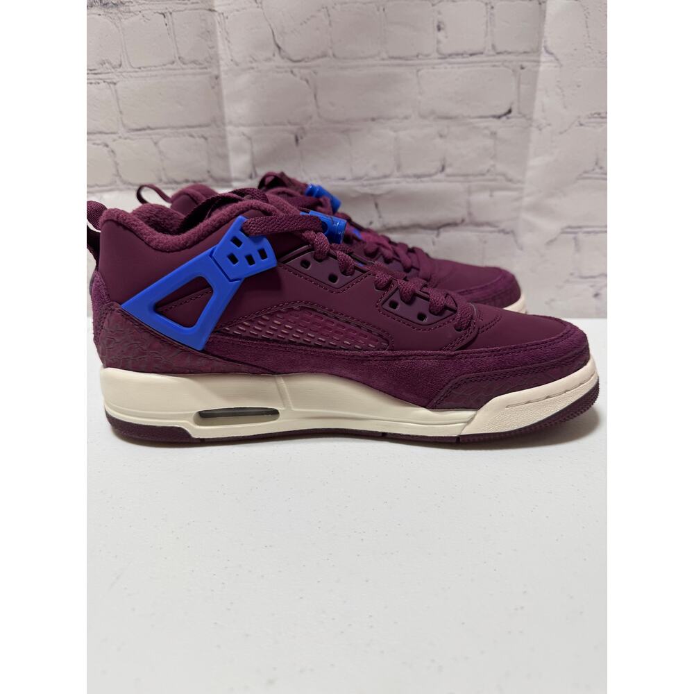 Nike Air Jordan Spizike Low GS Bordeaux Hyper Royal Sail Kids size 6.5Y NIB - Picture 5 of 11